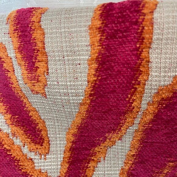 Womens Crossbody Shoulder Bag One Size Pink Orange Tapestry Flap Front Colorful - Picture 8 of 12